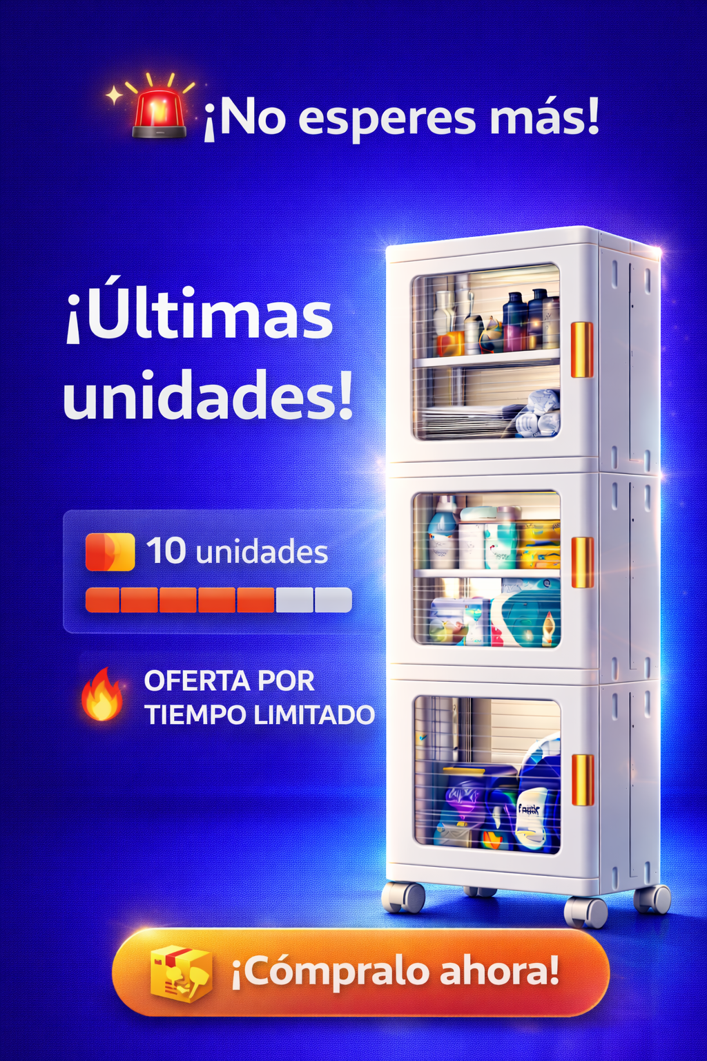 ESTANTE DE ALMACENAMIENTO 03 PISOS ARMABLE