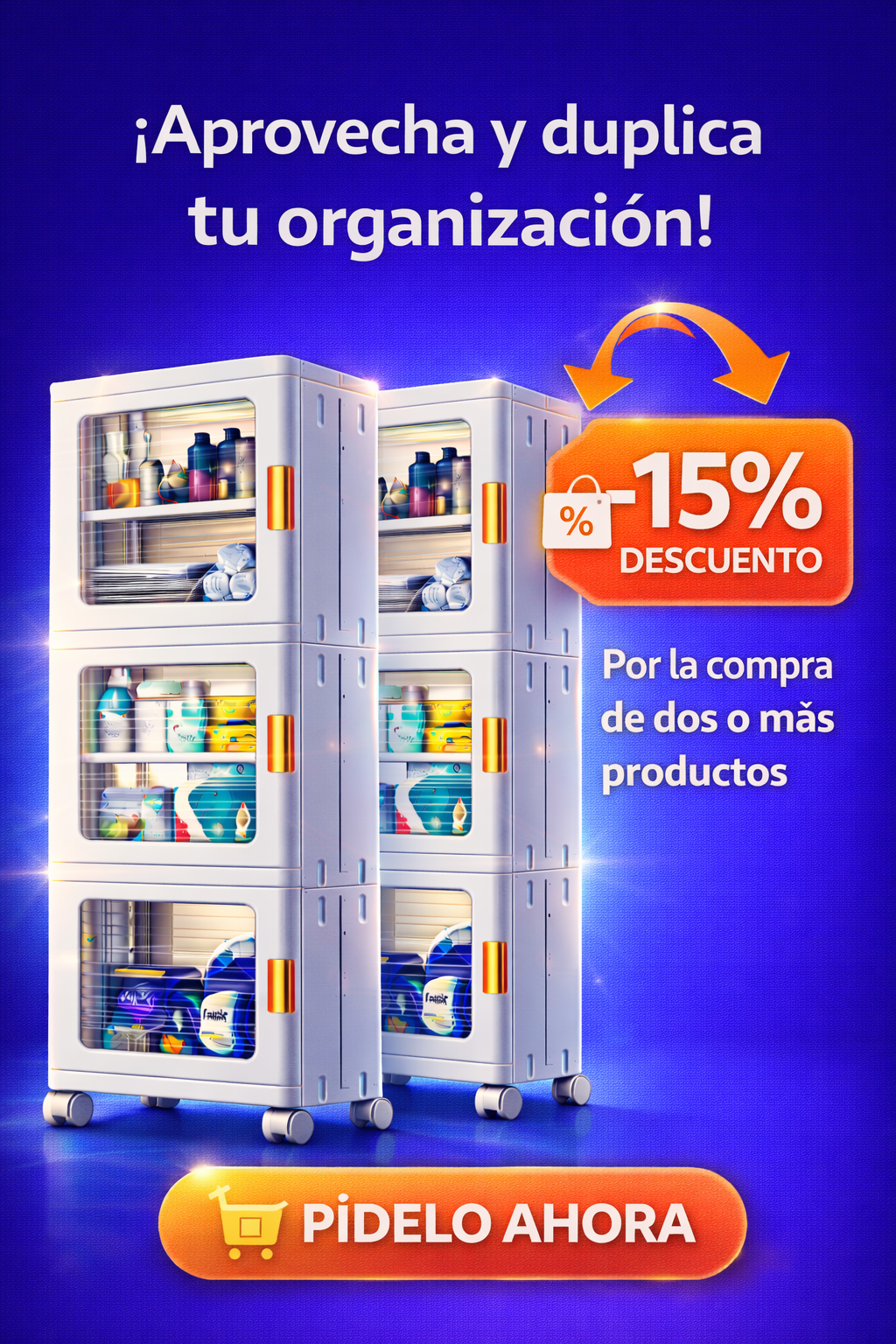 ESTANTE DE ALMACENAMIENTO 03 PISOS ARMABLE