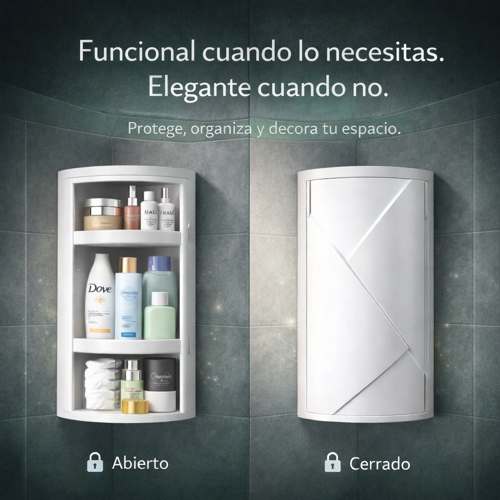 ESQUINERO GIRATORIO 360° DE 3 VIVELES