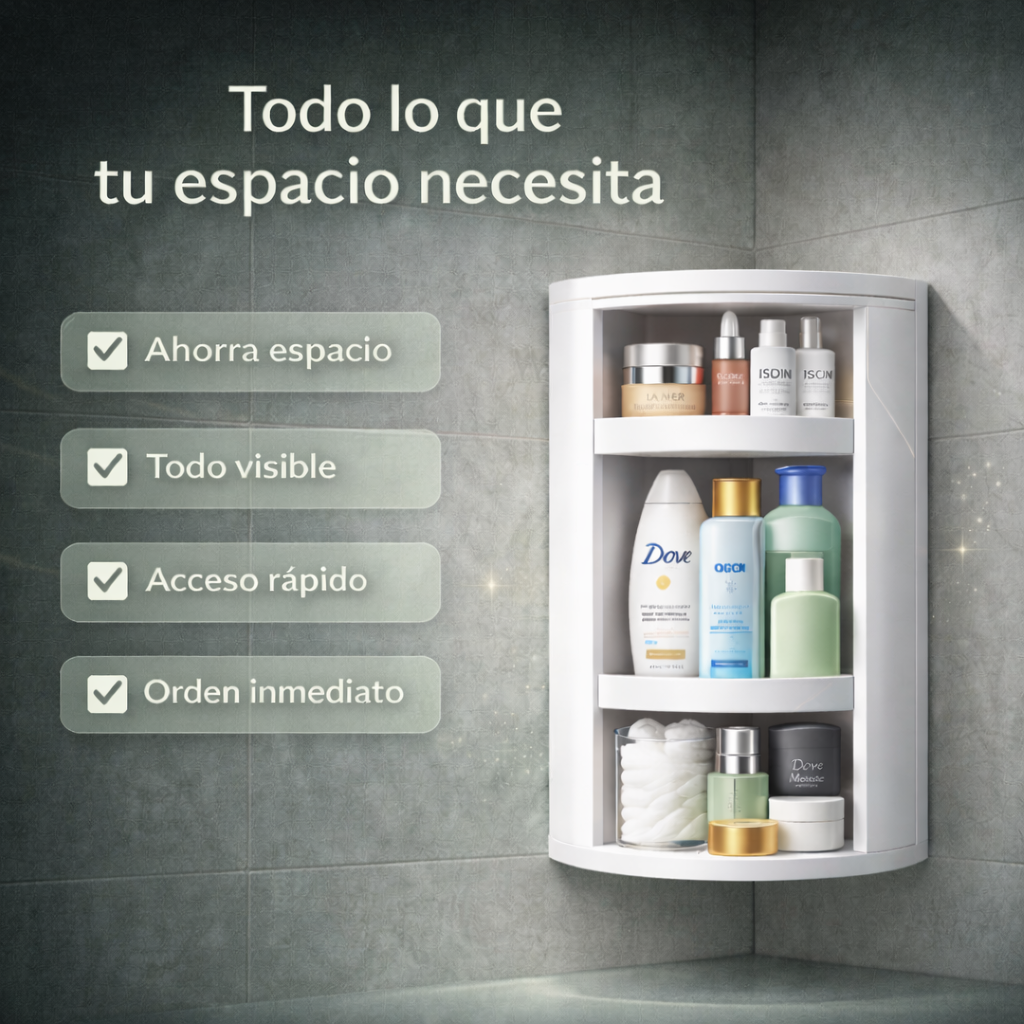 ESQUINERO GIRATORIO 360° DE 3 VIVELES