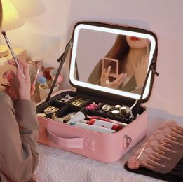 NECESER DE MAQUILLAJE CON LUZ LED